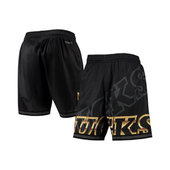 Men's Black Milwaukee Bucks Big Face 4.0 Fashion Shorts