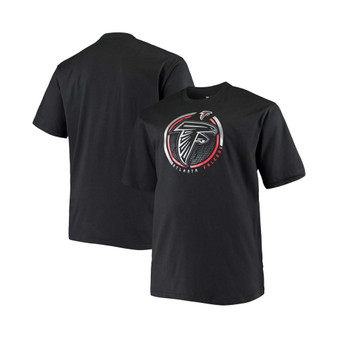Men's Big and Tall Black Atlanta Falcons Color Pop T-shirt