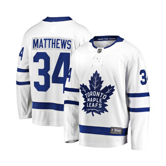 Men's Auston Matthews White Toronto Maple Leafs Away Premier Breakaway Player Jersey