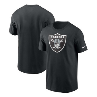 Men's Black Las Vegas Raiders Primary Logo T-shirt