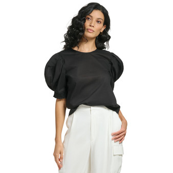 Women's Puff-Sleeve Top
