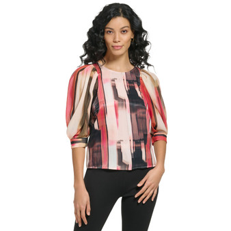 Women's Puff Half-Sleeve Top