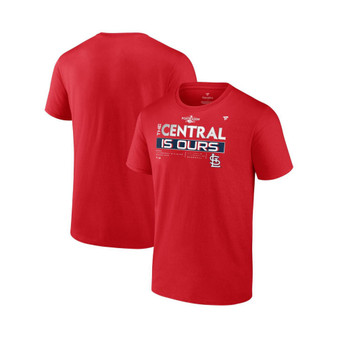 Men's Branded Red St. Louis Cardinals 2022 NL Central Division Champions Big and Tall T-shirt