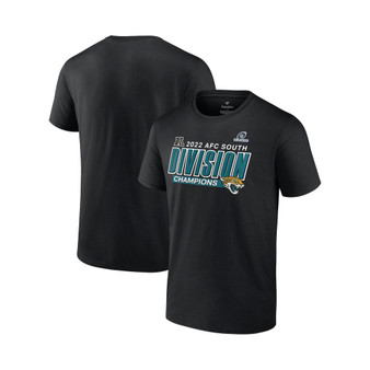 Men's Branded Black Jacksonville Jaguars 2022 AFC South Division Champions Divide and Conquer Big and Tall T-shirt