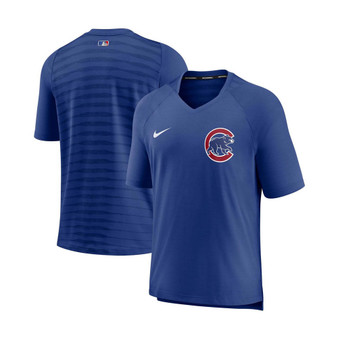 Men's Royal Chicago Cubs Authentic Collection Pregame Performance V-Neck T-shirt