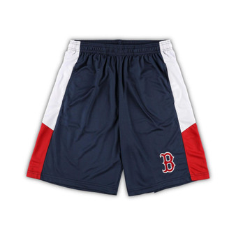 Men's Navy Boston Red Sox Big and Tall Team Shorts