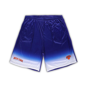 Men's Branded Blue New York Knicks Big and Tall Fadeaway Shorts