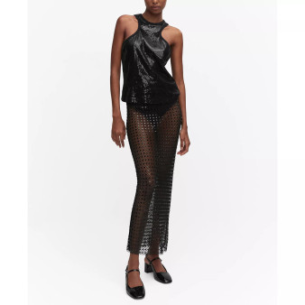 Women's Sequin Halter Top