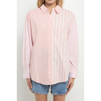 Women's Mixed Stripe Shirt