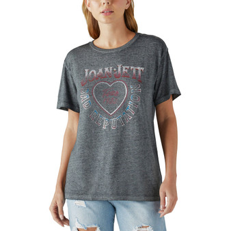 Women's Joan Jett Graphic Print Boyfriend T-Shirt