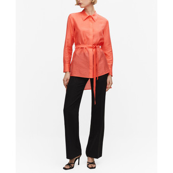 Women's Lyocell Bow Shirt