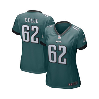Women's Jason Kelce Green Philadelphia Eagles Game Jersey
