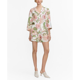 Women's Textured Printed Shirt