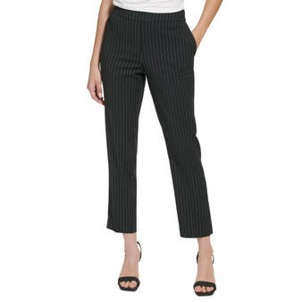 Women's Pinstripe Slim Leg Pants