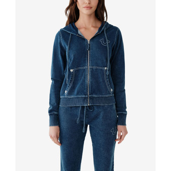 Women's Big T Classic Zip Up Front Hoodie