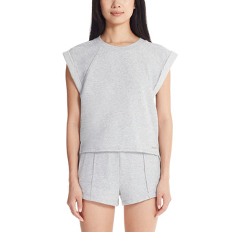 Marc New York Women's Performance Short Sleeve Muscle Pullover Top