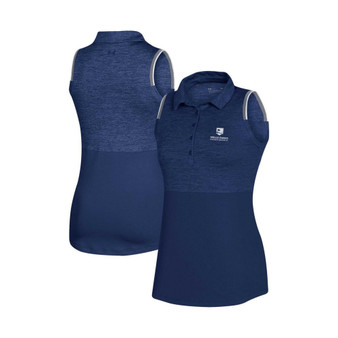 Women's Navy Wells Fargo Championship Playoff Sleeveless Polo Shirt