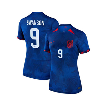 Women's Mallory Swanson Royal USWNT 2023 Away Replica Jersey