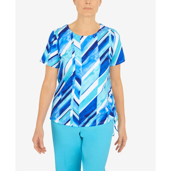 Women's Cool Vibrations Crew Neck Hummingbird Burnout T-shirt