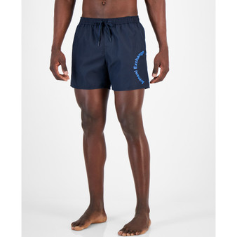 Men's Circle Milano New York Logo-Print Swim Trunks