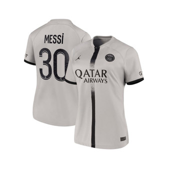 Women's Lionel Messi Black Paris Saint-Germain 2022/23 Away Breathe Stadium Replica Player Jersey