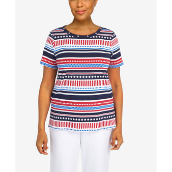 Women's Americana Stripe Top