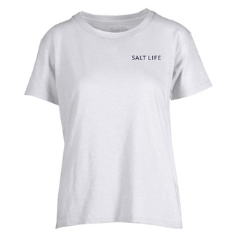 Women's Coral Life Flag Cotton Graphic T-Shirt