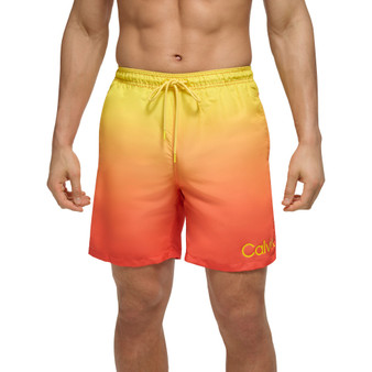 Men's Ombré Sky Gradient 7" Swim Trunks