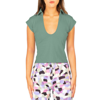 Women's Big Collar Top