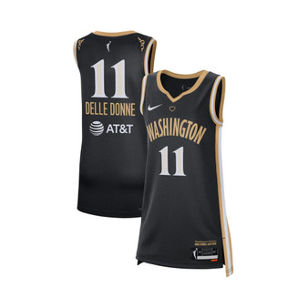 Women's Elena Delle Donne Black Washington Mystics Rebel Edition Jersey