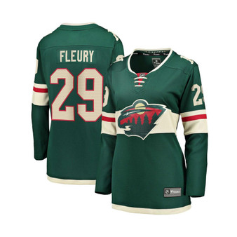 Women's Branded Marc-Andre Fleury Green Minnesota Wild Home Premier Breakaway Player Jersey