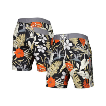 Men's x '47 Brand Black San Francisco Giants Phantom Tailgate Swim Shorts