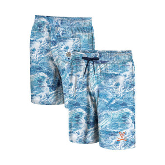 Men's Blue Virginia Cavaliers Realtree Aspect Ohana Swim Shorts