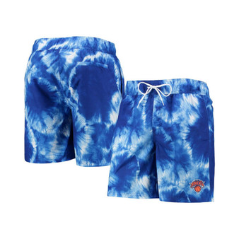 Men's Blue New York Knicks Splash Volley Swim Shorts