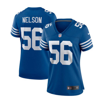 Women's Quenton Nelson Royal Indianapolis Colts Alternate Game Jersey