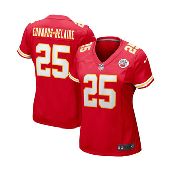 Women's Clyde Edwards-Helaire Red Kansas City Chiefs Player Game Team Jersey