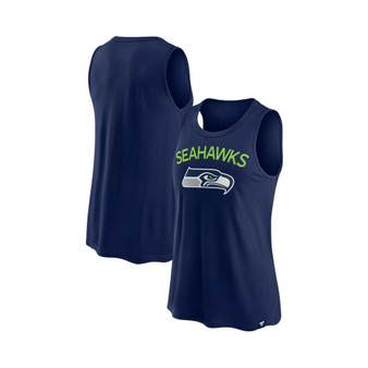 Women's Branded College Navy Seattle Seahawks Root For Tank Top