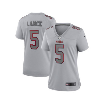 Women's Trey Lance Gray San Francisco 49ers Atmosphere Fashion Game Jersey
