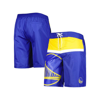 Men's Royal Golden State Warriors Sea Wind Swim Trunks