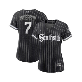 Women's Tim Anderson Black Chicago White Sox City Connect Replica Player Jersey