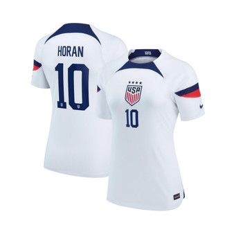 Women's Lindsey Horan White USWNT 2022/23 Home Breathe Stadium Replica Player Jersey
