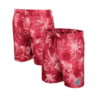 Men's Crimson Washington State Cougars What Else is New Swim Shorts
