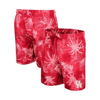 Men's Red Houston Cougars What Else is New Swim Shorts