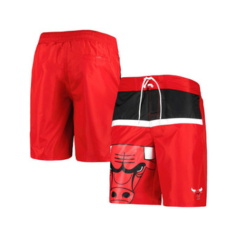 Men's Red Chicago Bulls Sea Wind Swim Trunks