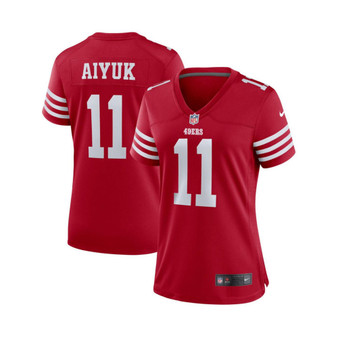 Women's Brandon Aiyuk Scarlet San Francisco 49ers Player Game Jersey