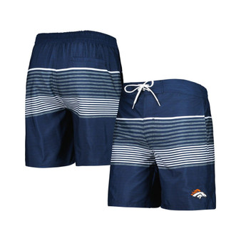 Men's Navy Denver Broncos Coastline Volley Swim Shorts