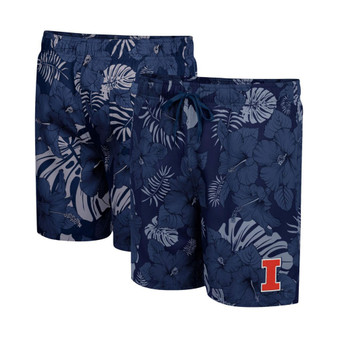 Men's Navy Illinois Fighting Illini The Dude Swim Shorts