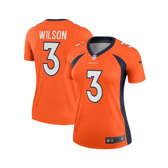 Women's Russell Wilson Orange Denver Broncos Alternate Legend Jersey