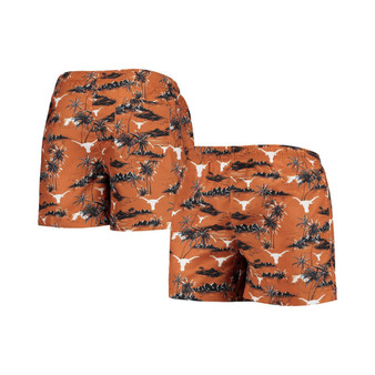 Men's Texas Orange Texas Longhorns Island Palm Swim Trunks