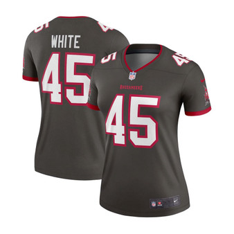Women's Devin White Pewter Tampa Bay Buccaneers Alternate Legend Jersey